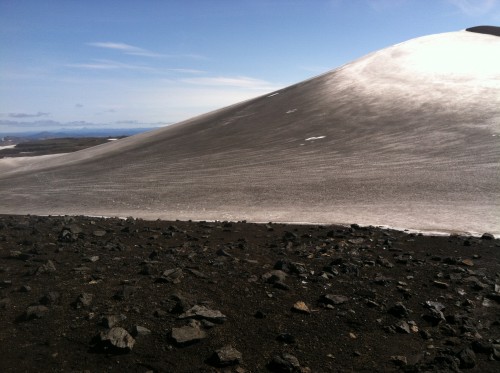 Photo near the highest point of the Laugavegur trek