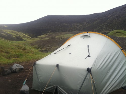Photo of Tarptent Scarp 1 tent on Laugavegur trek in Iceland